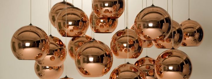 Tom Dixon copper lights